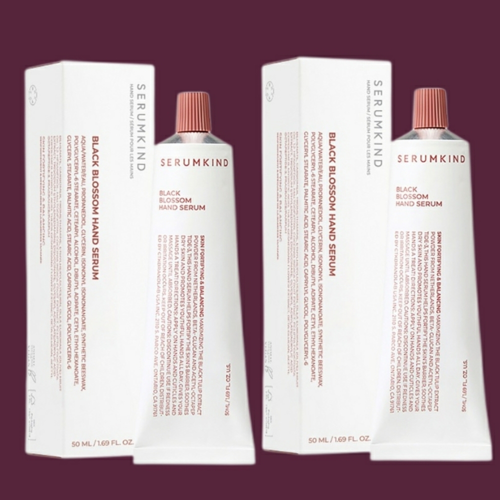 (2) x SERUMKIND Black Blossom Hand Serum BUNDLE! Luxury K Beauty 50ml ea *BNIB!